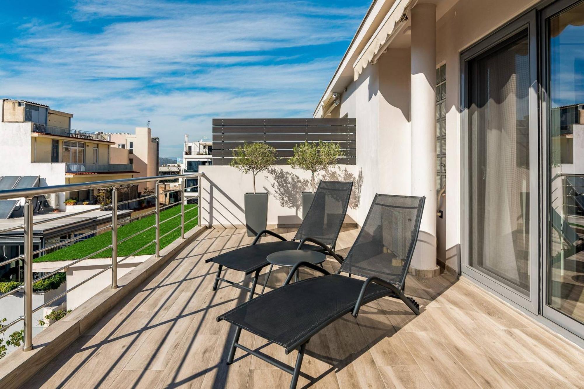 Dreamy Athens Penthouse With Acropolis View Apartment Екстериор снимка